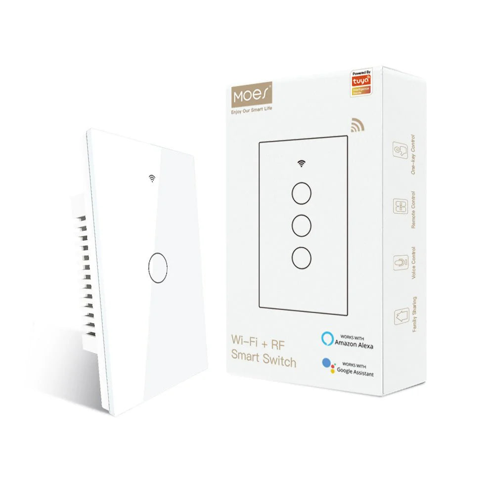 Tuya Wi-Fi Smart Touch Light Switch US Standard