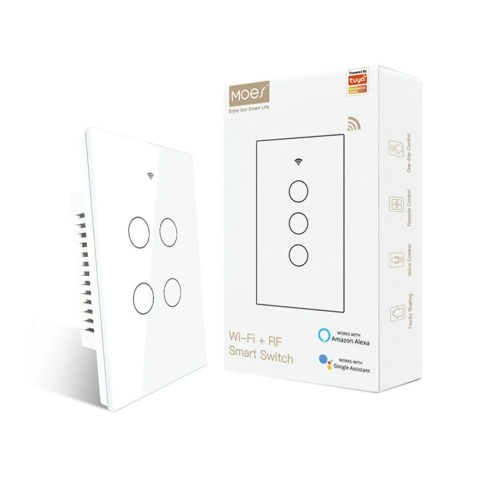 Tuya Wi-Fi Smart Touch Light Switch US Standard