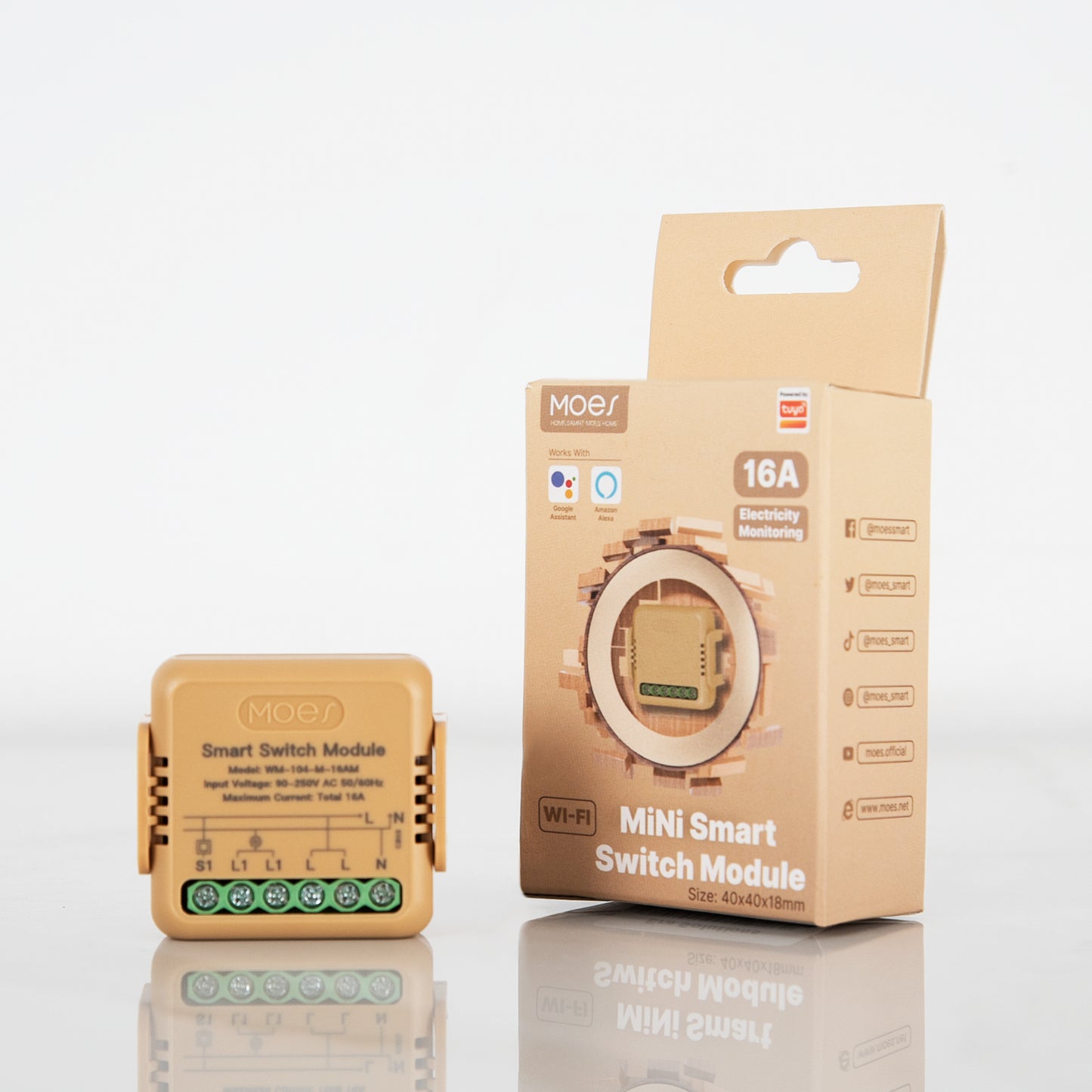 Moes Smart 1G Mini Moes, WiFi Relay Module