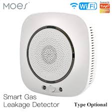 Smart Wi-Fi Gas Detector can be connected to smart valve for auto close valve.