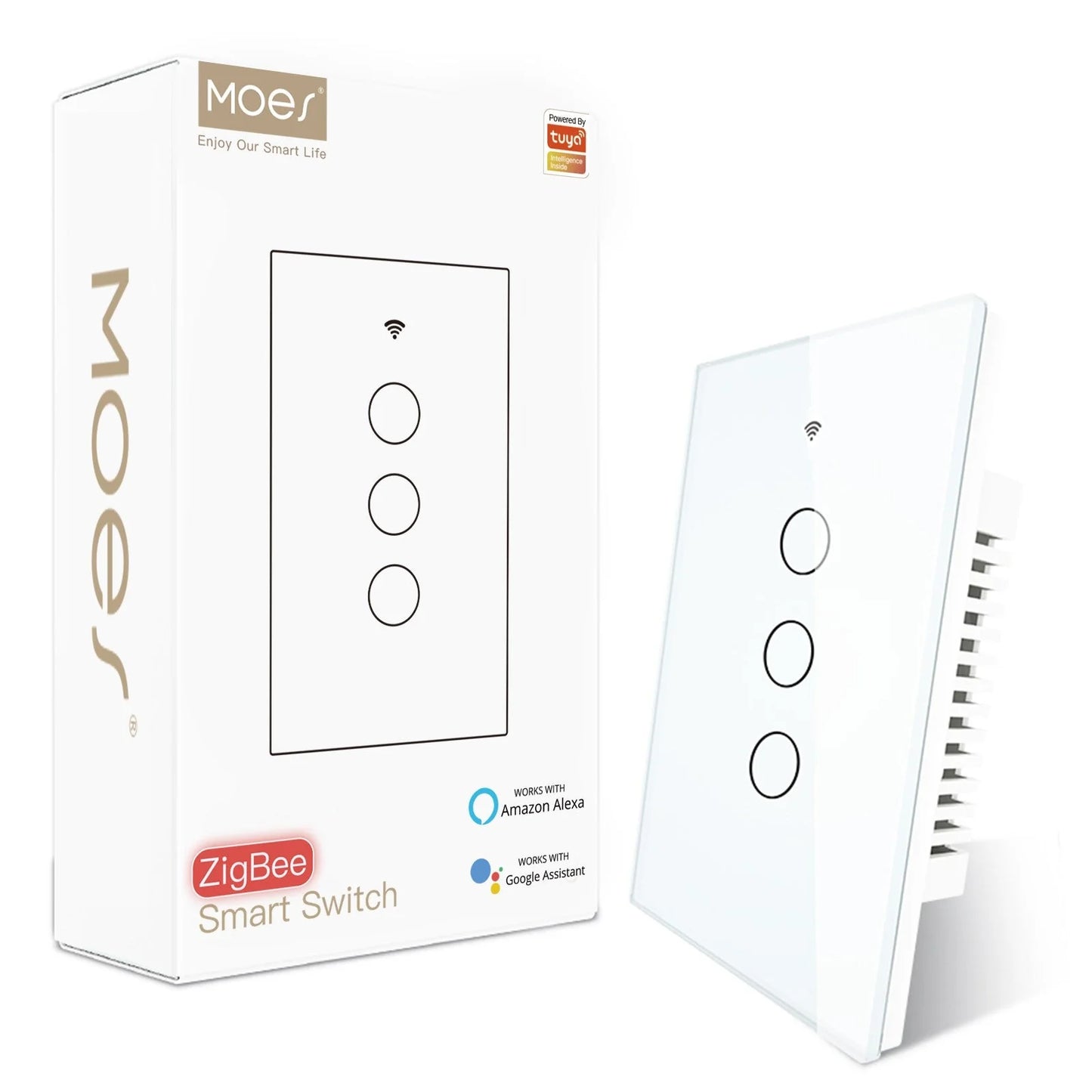 Tuya ZigBee Smart Touch Light Switch US Standard