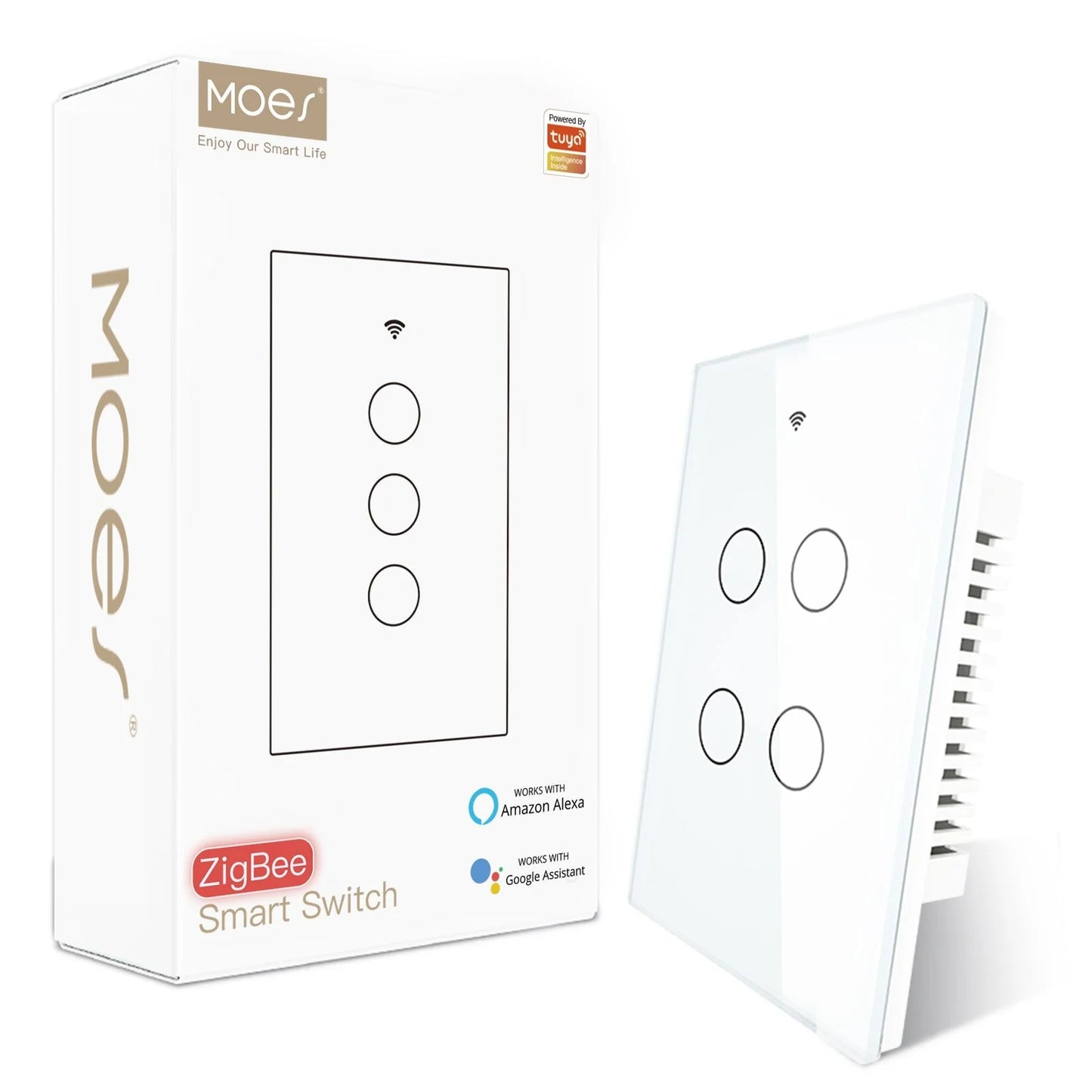 Tuya ZigBee Smart Touch Light Switch US Standard