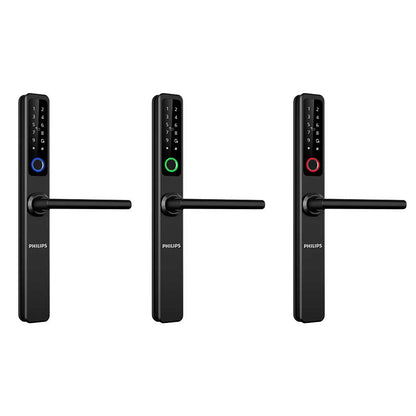 Philips DDL608-5HWS Smart Lever Lock For Narrow Frames