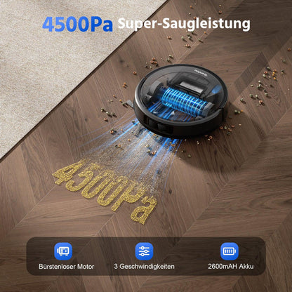 Teendow D10S MAX 2-in-1 Robot Vacuum Cleaner