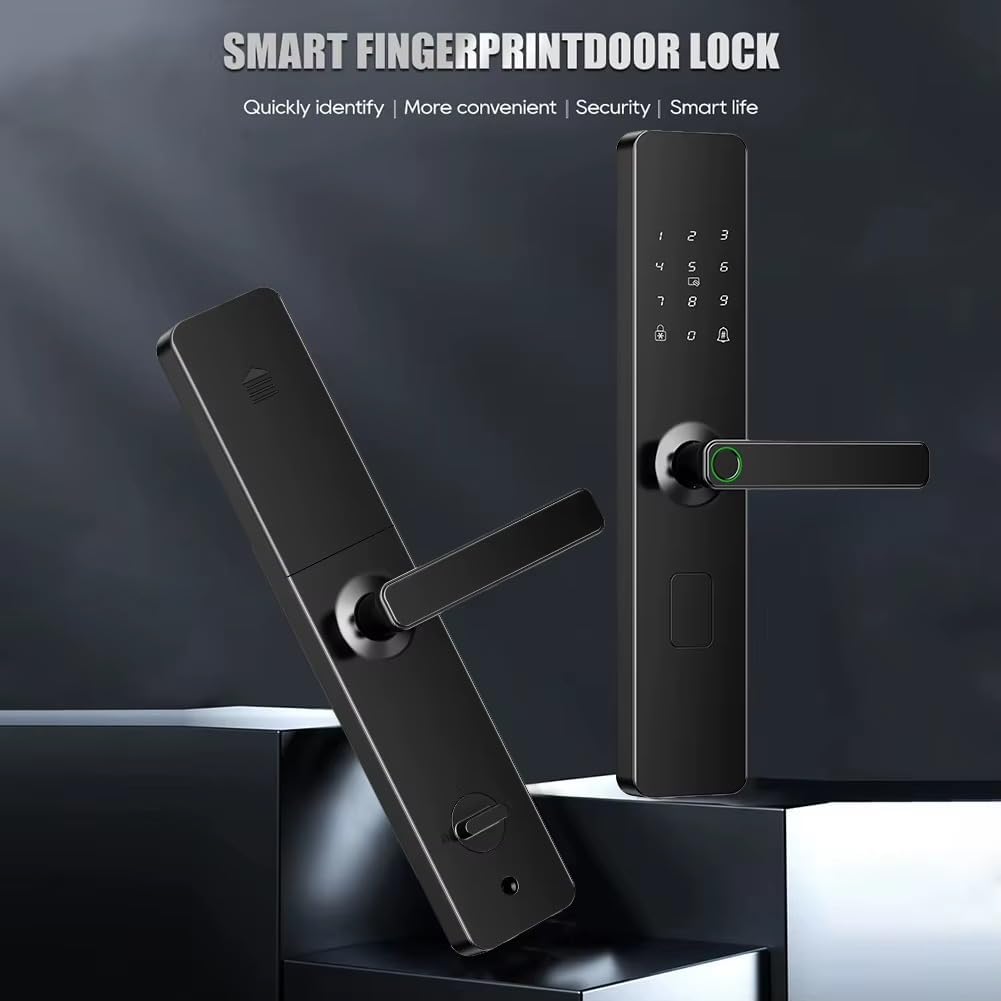 FW01 Smart Door Lock, Wi-Fi Smart Door Lock Works On Tuya App