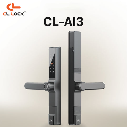 CL-AI3 | Wi-Fi Tuya App Aluminium digital door lock with 304 Stainless steel Lockcase For Sliding & Swing Doors Dustproof & Waterproof (IP67)