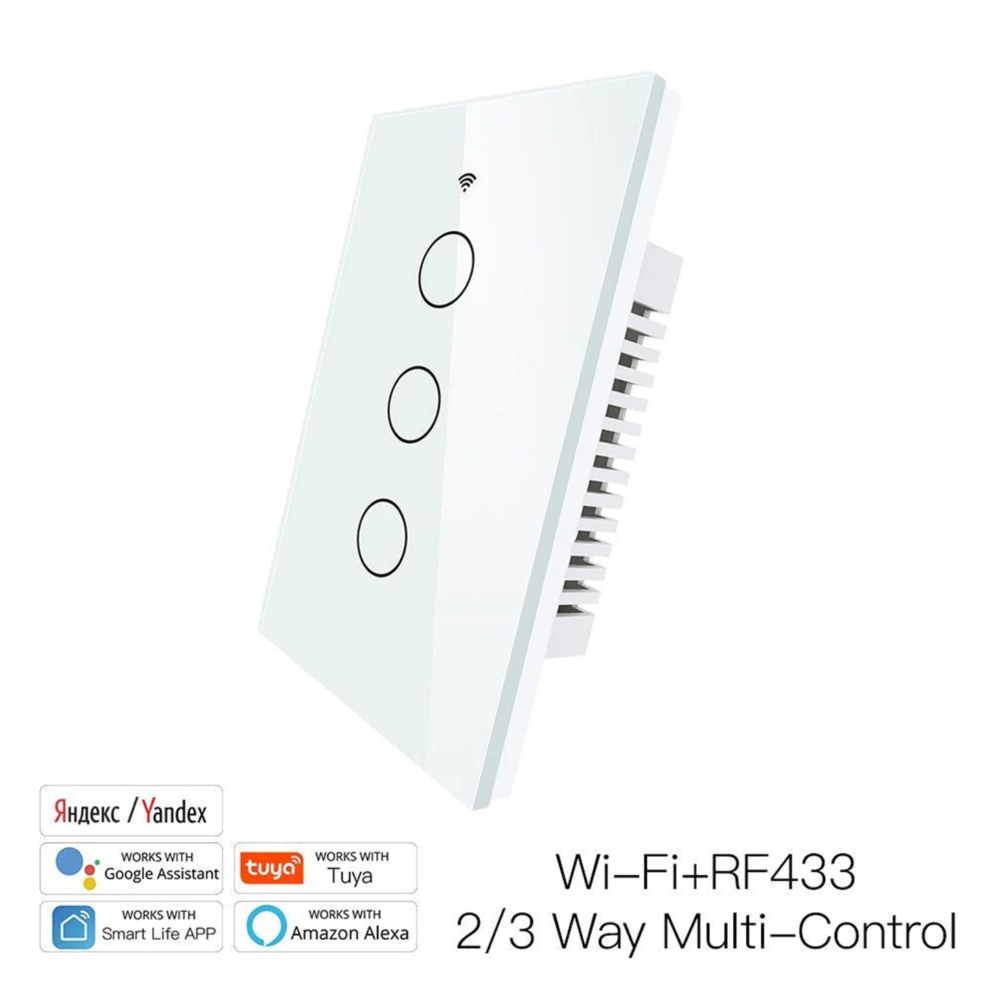 Moes Touch Smart Switch 2 Gang