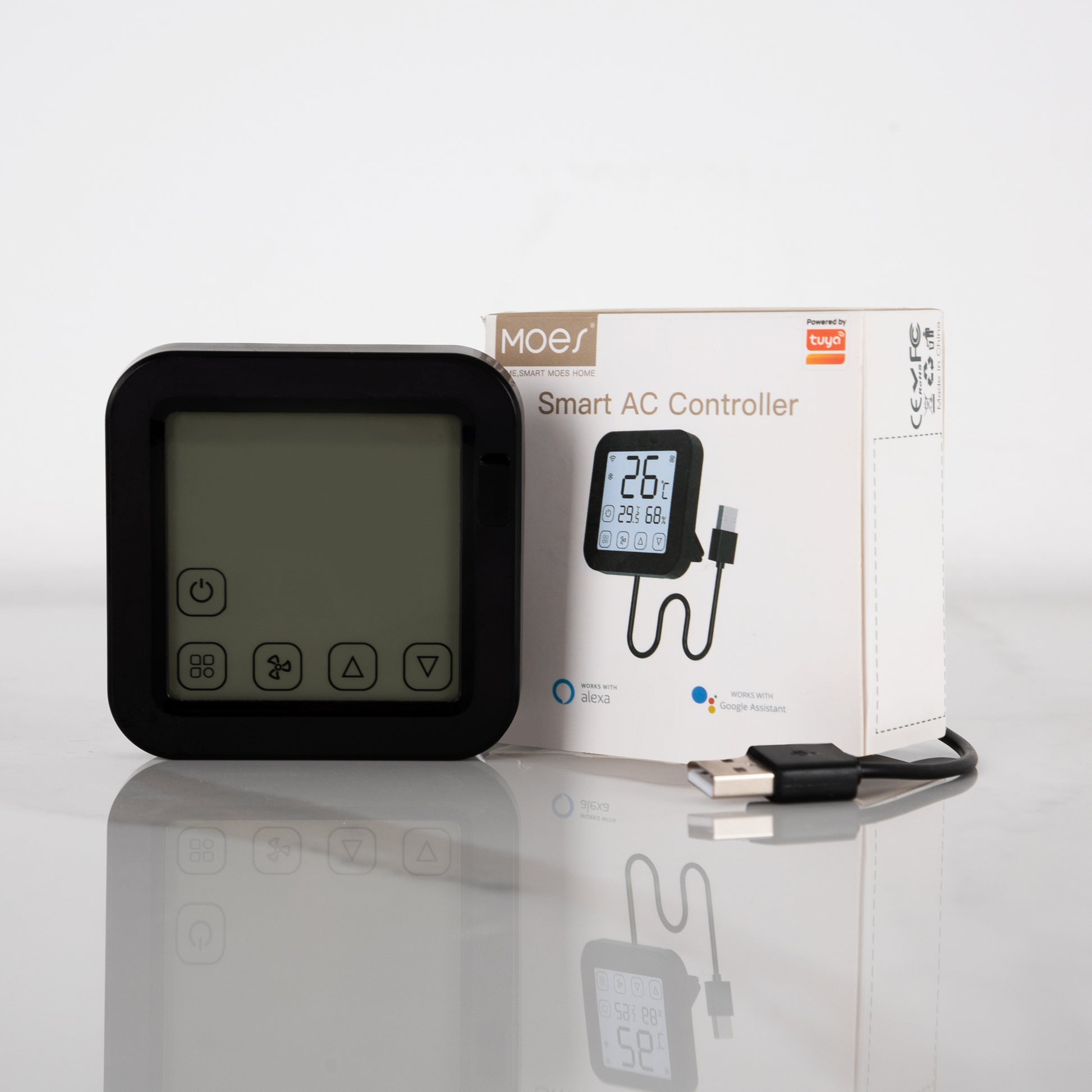 Moes IR AC Remote Control Touch Screen, WiFi Thermostat