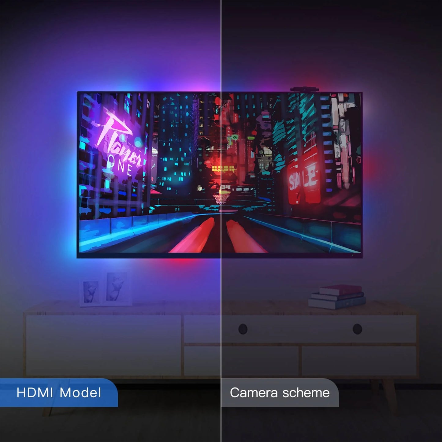Moes Ambient Lighting TV Backlight 4K