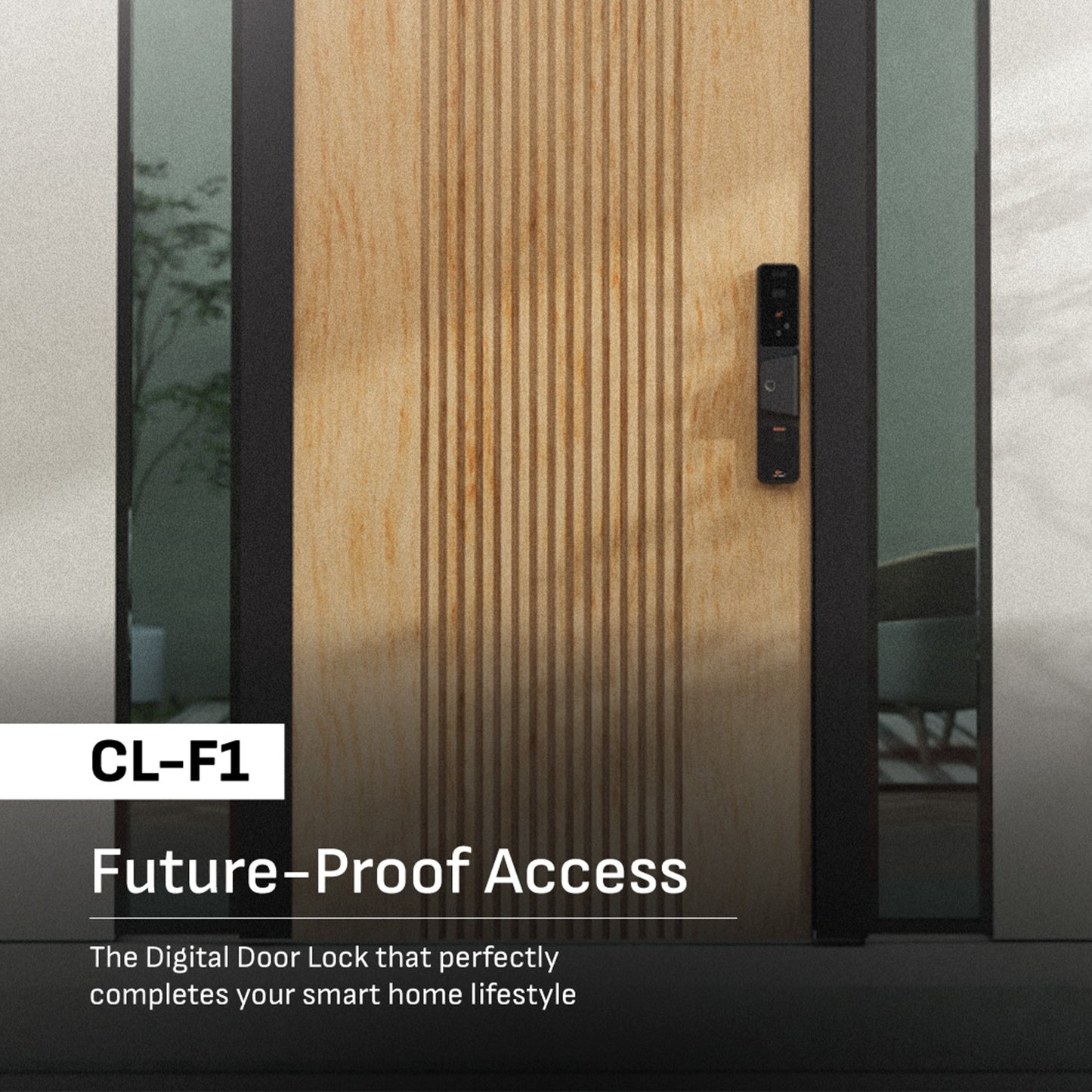 CL-F1 | Wi-Fi Tuya App Full Auto digital door lock with 304 Stainless steel Lockcase Dustproof & Waterproof (IP67)