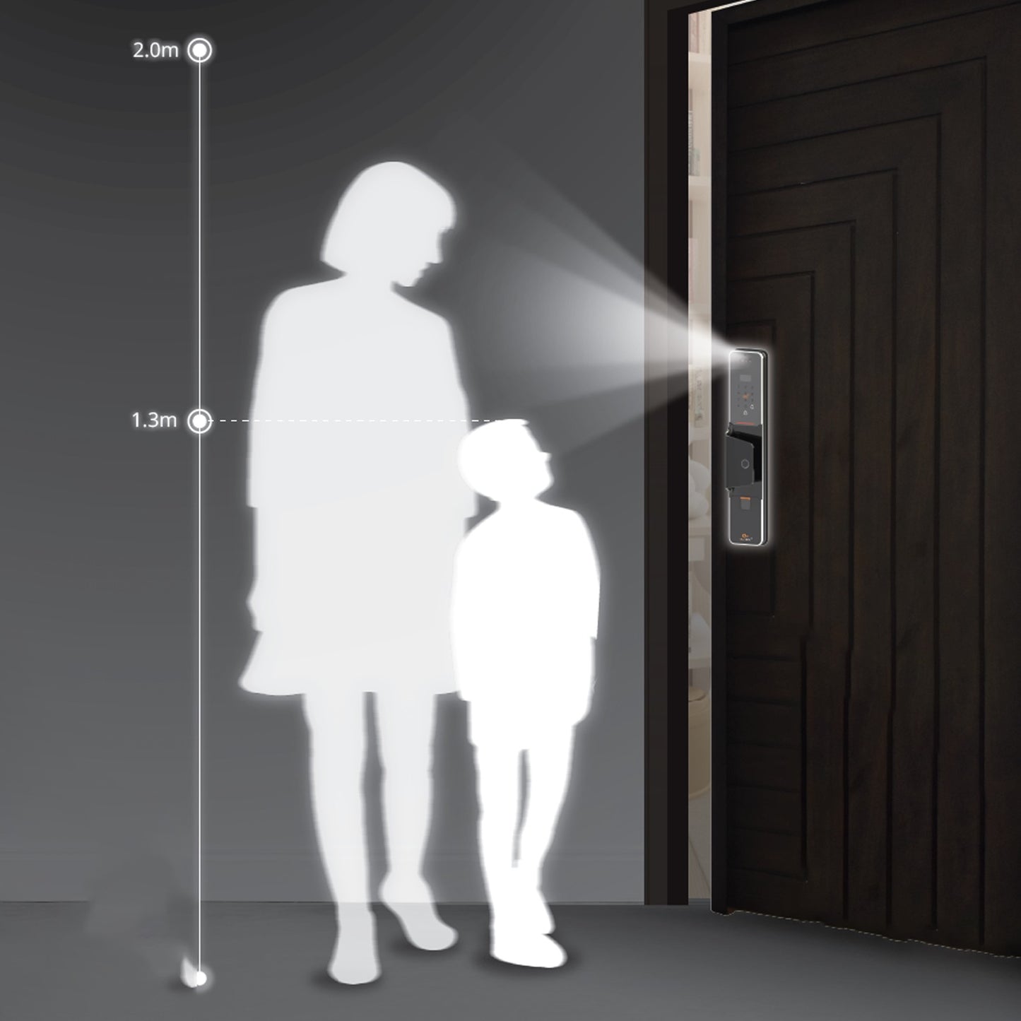 CL-F1 | Wi-Fi Tuya App Full Auto digital door lock with 304 Stainless steel Lockcase Dustproof & Waterproof (IP67)