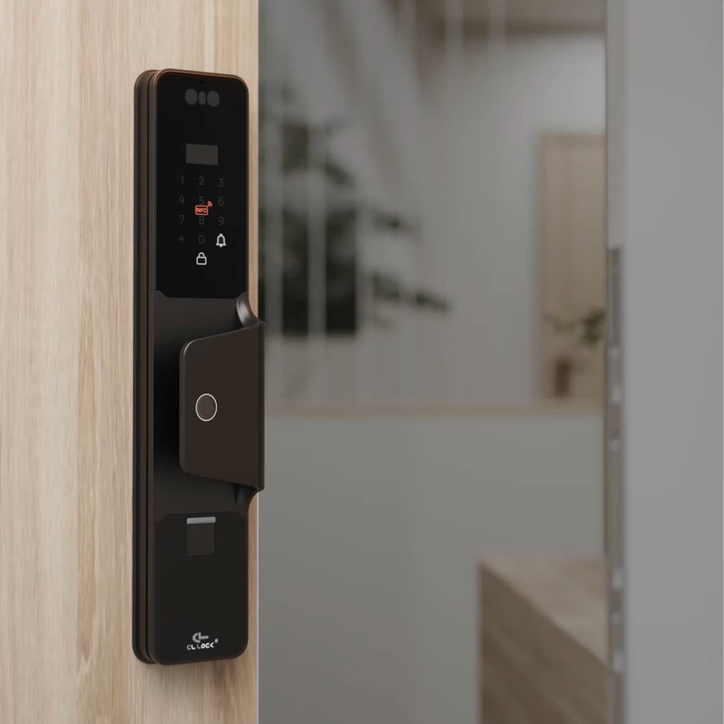 CL-F1 | Wi-Fi Tuya App Full Auto digital door lock with 304 Stainless steel Lockcase Dustproof & Waterproof (IP67)