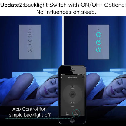 Tuya Wi-Fi Smart Touch Shutter Switch US Standard