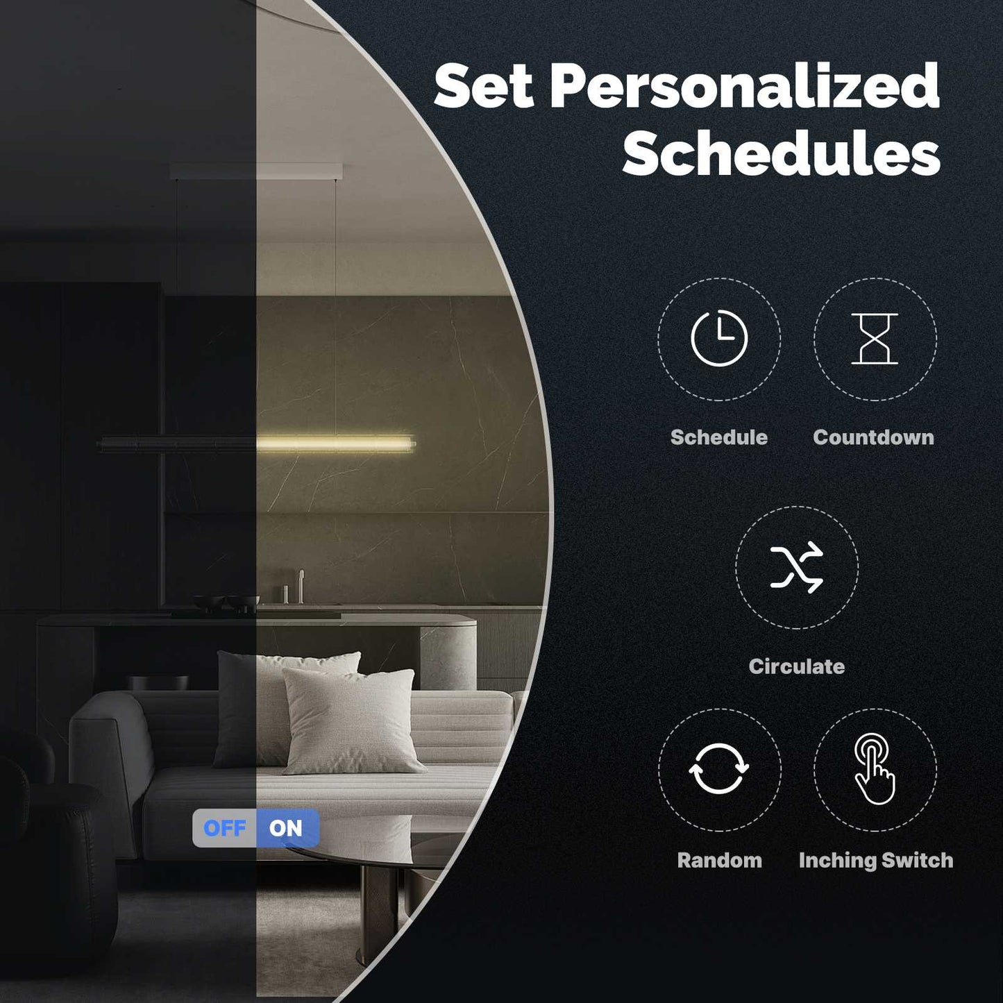 Tuya ZigBee Smart Touch Light Switch US Standard